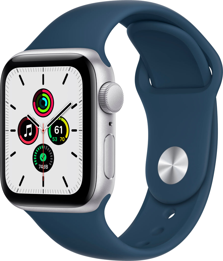 Apple Watch SE 40mm (GPS) - Silver Aluminum Case with Abyss