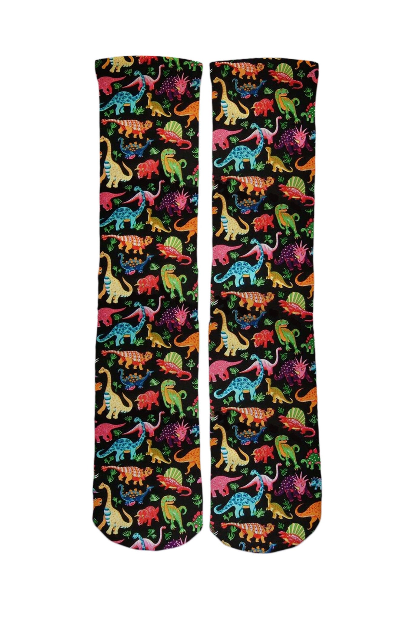 Rainbow Dino Socks