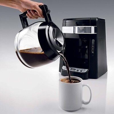 De'Longhi DCF2212T Coiffee Maker Black Stainless Programmable Drip 12 Cup Carafe