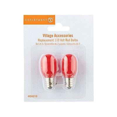 Dept 56 Halloween 2015 Replacement Lightbulbs Red #4048110 NIB FREE SHIP 48 STAT