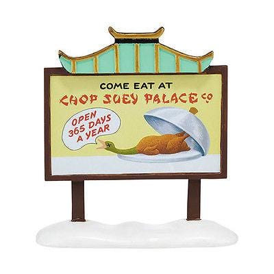 Dept 56 A Christmas Story Chop Suey Palace Billboard #4047182 NIB FREE SHIPPING