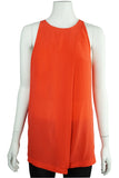 KITX Deep orange silk top