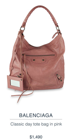 BALENCIAGA  Classic day tote bag in pink