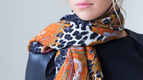 Amplify your layers with a scarf 