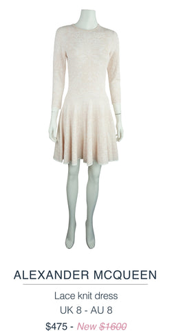 Alexander McQueen Lance knit dress