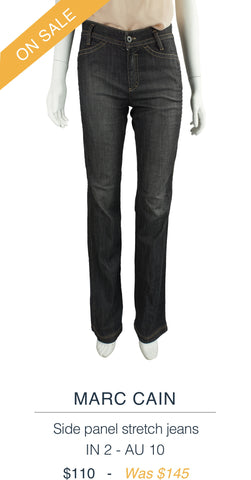 MARC CAIN  Side panel stretch jeans