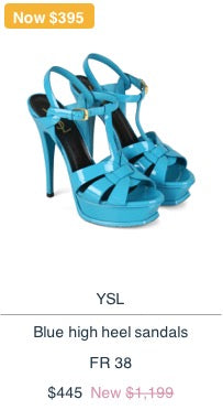 YSL Heel Sandals