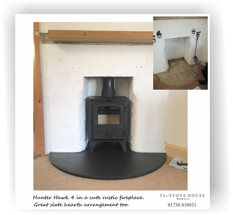 Hunter Hawk 4 Supplied & Installed by The Stove House www.thestovehouseltd.co.uk 01730 810931