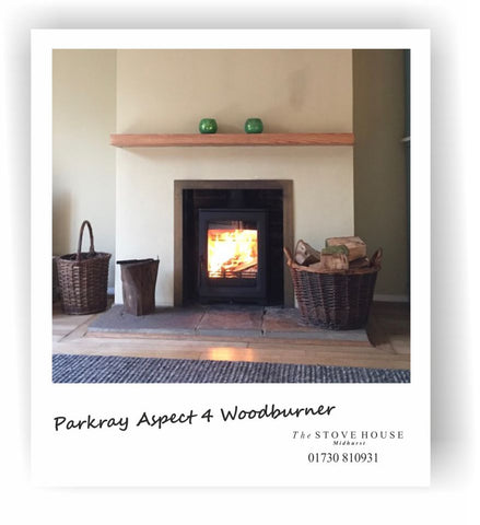 Hunter Parkray Aspect 4 supplied and installed by - The Stove House your local stove installer and supplier, between Chichester and Haslemere. 01730 810931