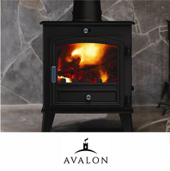 Avalon stoves such as the 4 5 6 8 slimline and double sided fire options made by Hunter sold by The Stove House in Midhurst nr Petersfield Chichester Haslemere Pulborough Petworth fitting installation & surveys in West Sussex Surrey & Hampshire