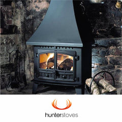 Hunter Stoves such as the Herald 6 8 14, Inglenook Telford Kestrel Hawk 3 & 4 Compact Slimline Boiler and double sided fires at The Stove House in Midhurst nr Petersfield Chichester Haslemere Pulborough Petworth fitting installation & surveys in West Sussex Surrey & Hampshire