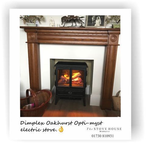 Dimplex Opti Myst Oakhurst Supply &  Installation by The Stove House 01730 810931