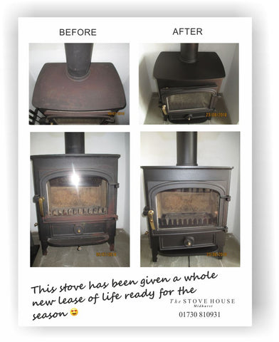 Woodburning Stove Door Servicing at The Stove House, between Chichester and Haslemere. 01730 810931