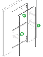 Wall Extension kit 128-142mm (to be cut to size)