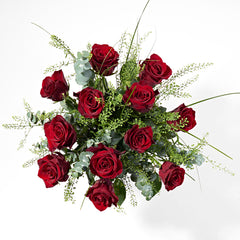 12 red roses from postabloom | flower delivery app
