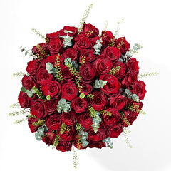 50 red roses from postabloom | flower delivery app