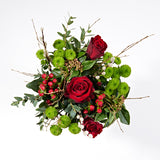 merry and bright christmas flowers bouquet delivery postabloom