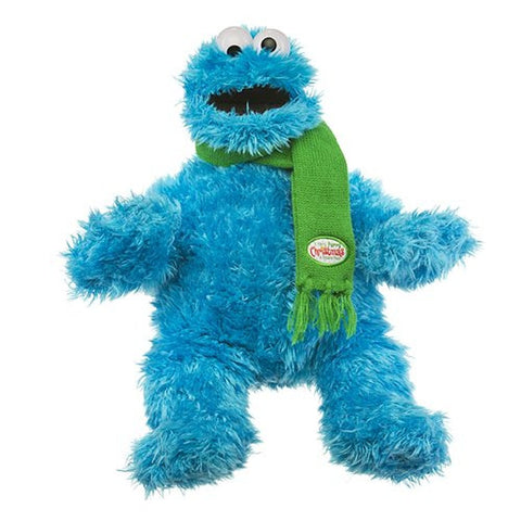 Sesame Place Cookie Monster Medium Plush with Scarf