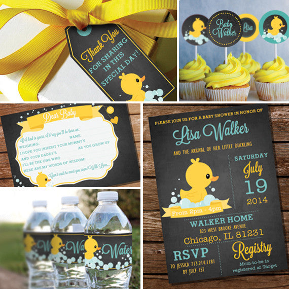 unisex baby shower favours