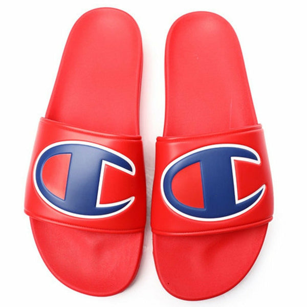 CHAMPION YOUTH IPO SLIDE SANDALS RED 