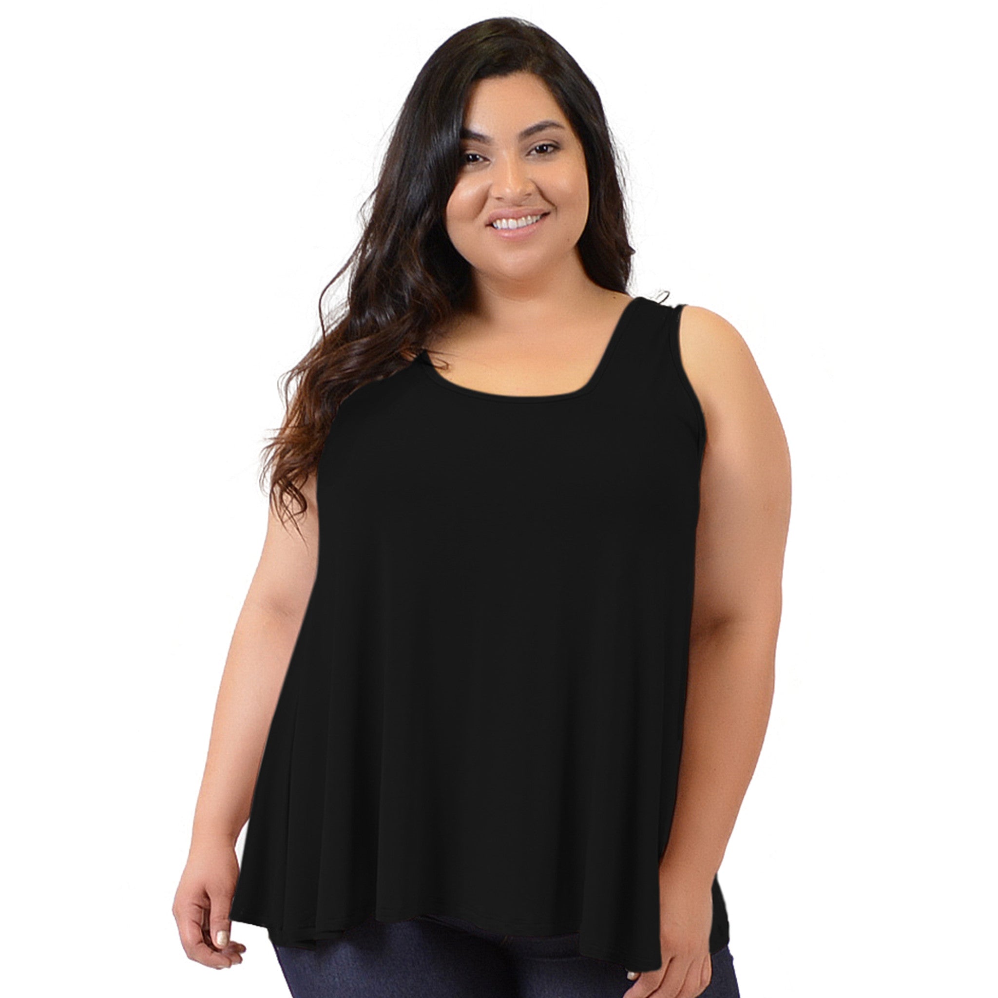Plus Size Modal Ava Tunic Tank