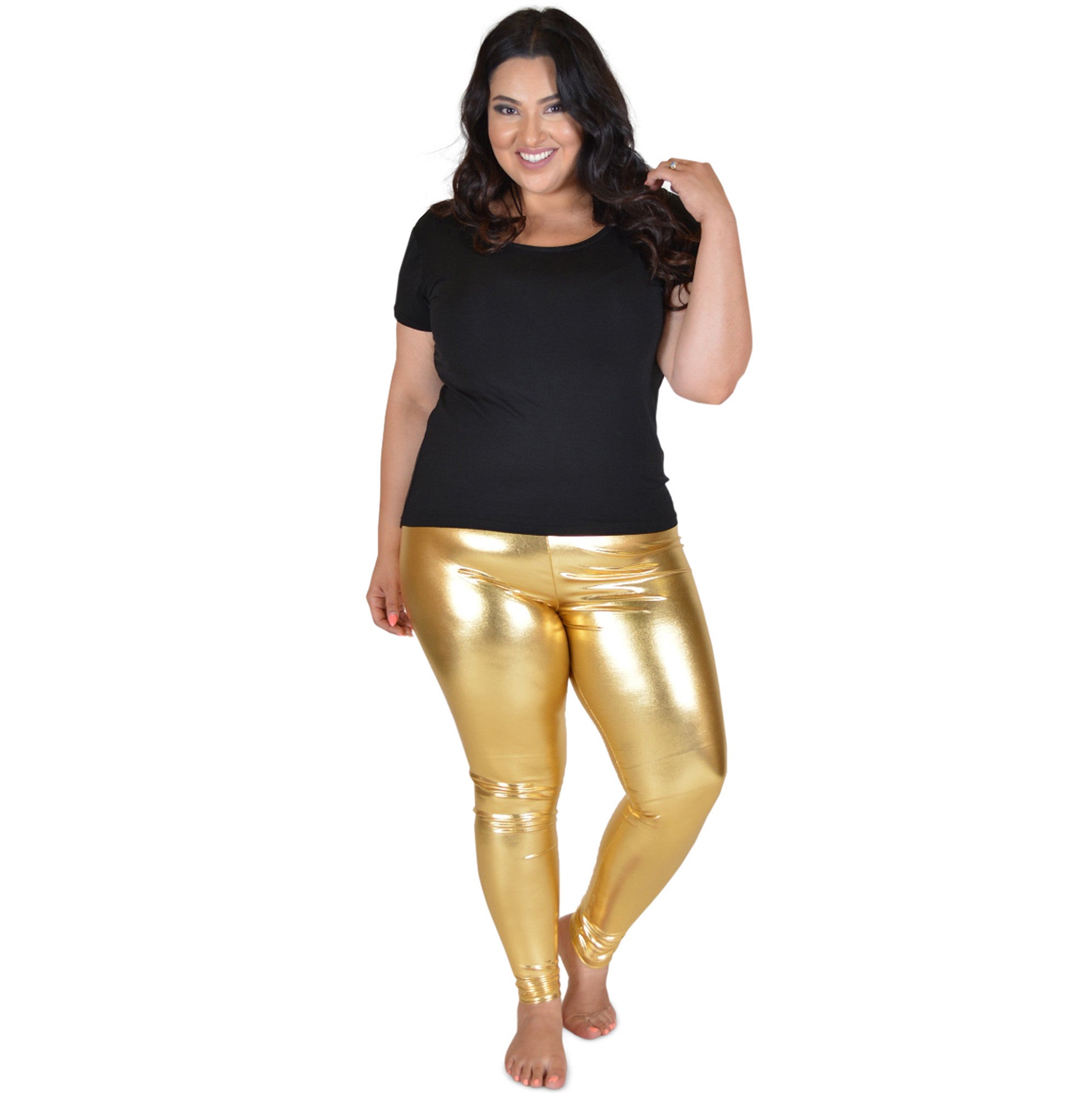 Teamwear Metallic Leggings