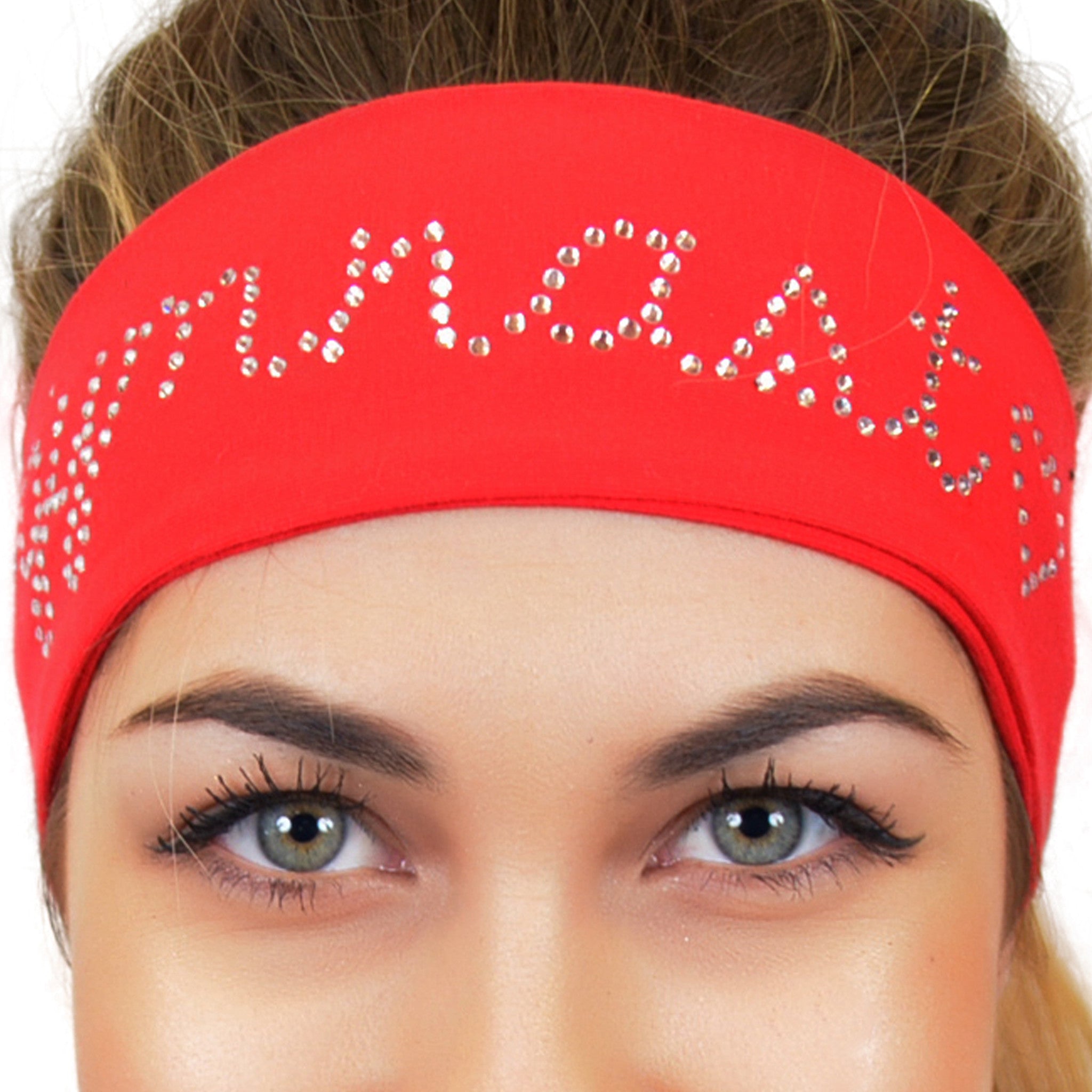 Gymnast Sparkly and Shiny Rhinestone Wide Headband
