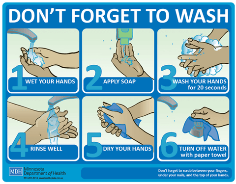 How to wash your hands properly 