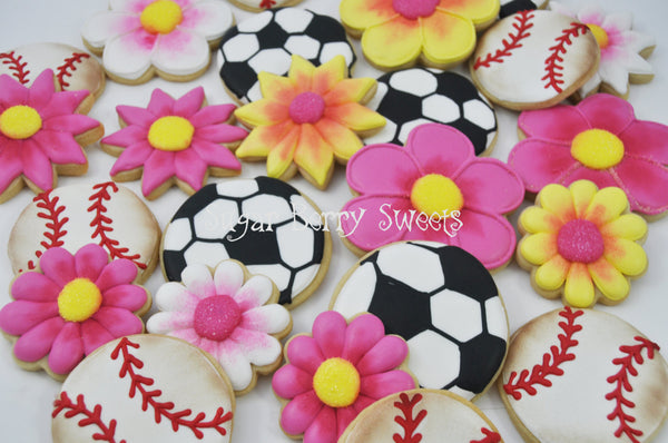 Flowers and Sports - One Dozen