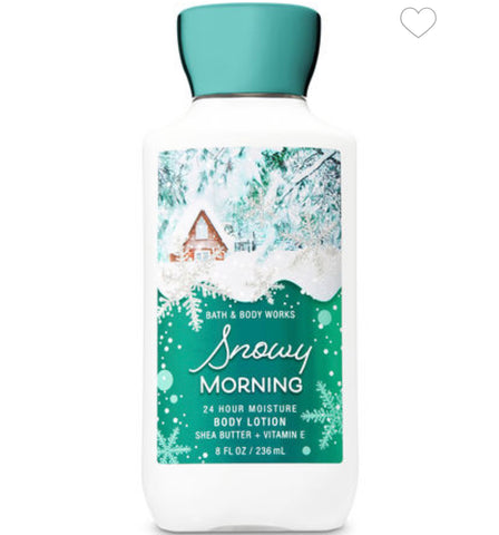 Bath & Body Works Snowy Morning Lotion