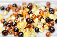 mixed polished Baltic Amber