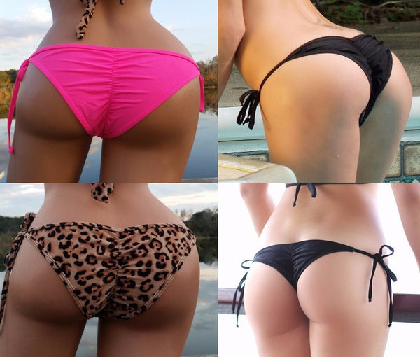 Scrunch Butt Bikini Bottoms Twisted Glow 0183