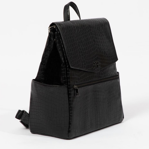 Classic Diaper Bag - Ebony Croc