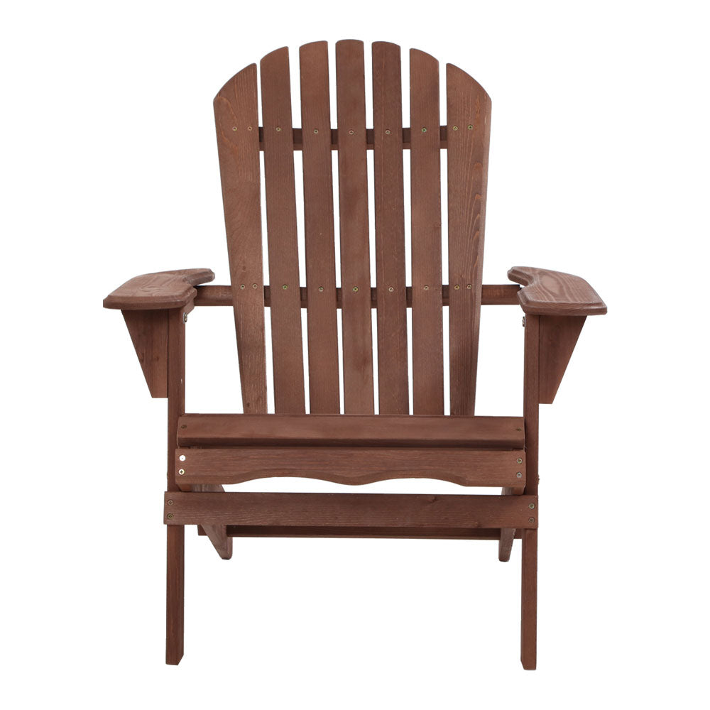 Buy Outdoor Furniture Beach Chair Wooden Adirondack Patio Lounge Garden