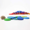 Grimms Large Wooden Buttons for Threading - Grimm’s Spiel and Holz - Tiny Paper Co. Afterpay Toy Store Australia