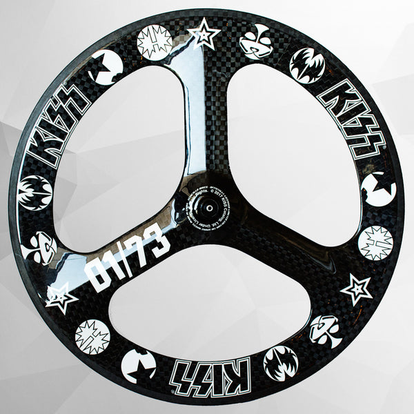 KISS® Limited Edition Carbon Fibre Tri-Spoke Front Wheel
