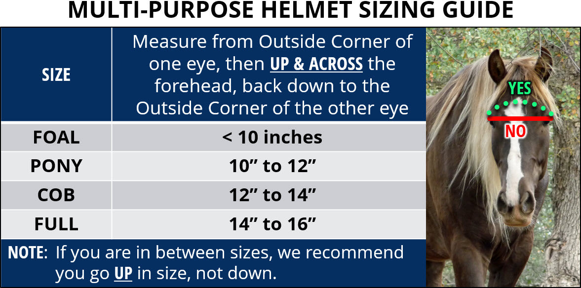 Multi-Purpose Helmet Sizing Guide