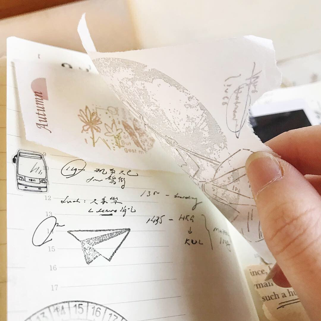 Ajassi Rubber Stamp - Origami Series