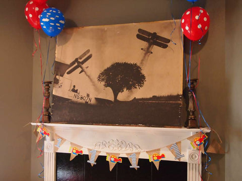 vintage airplane theme party ideas