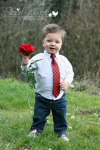 baby boy valentines day photo ideas with flower tie outfit