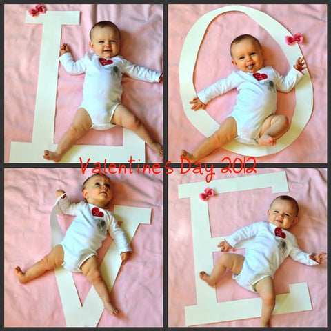 love valentines photo shoot baby boy valentines day outfit