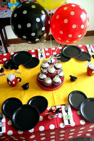 mickey mouse party decor ideas table decorations