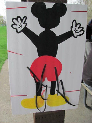 pin the tail on mickey first birthday party game ideas
