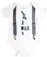 wild one first birthday outfit shirt boy