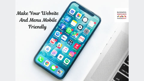 Make Your Website And Menu Mobile Friendly