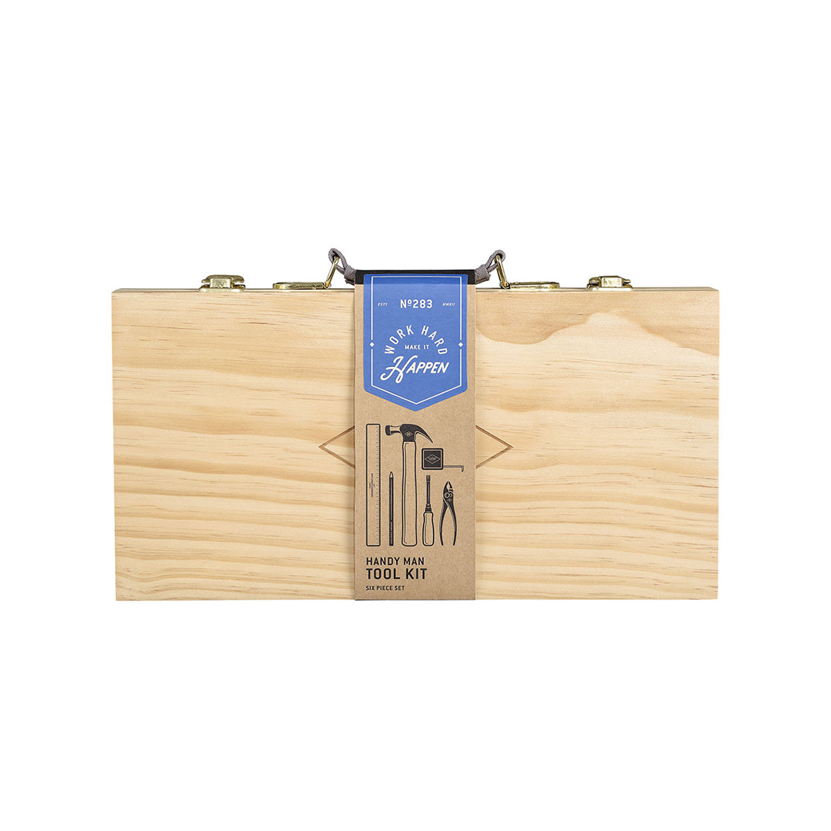 Tool Kit In Wooden Box