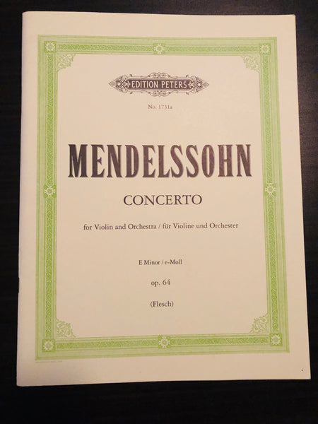 Mendelssohn, Concerto in E Minor for Violin and Orchestra