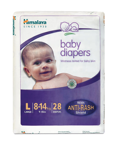 Himalaya Baby Diapers Large (28 Count) - (8-14 kg)