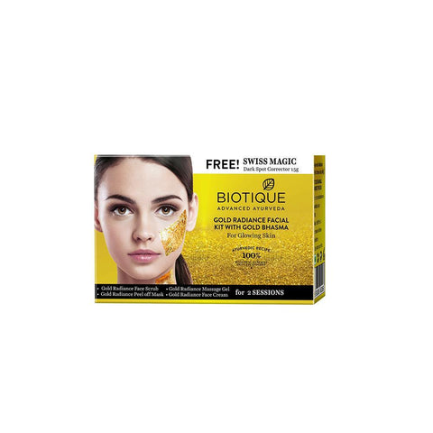 Biotique Bio Gold Radiance Facial Kit With Gold Bhasma