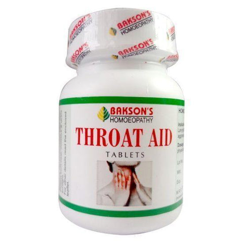 Bakson's Throat AID 200 Tablets - Relieves Sore Throat